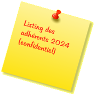 Listing des adhrents 2024 (confidentiel)