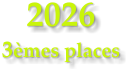 2026 3�mes places