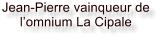 Jean-Pierre vainqueur de  l�omnium La Cipale