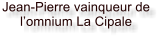 Jean-Pierre vainqueur de  l�omnium La Cipale